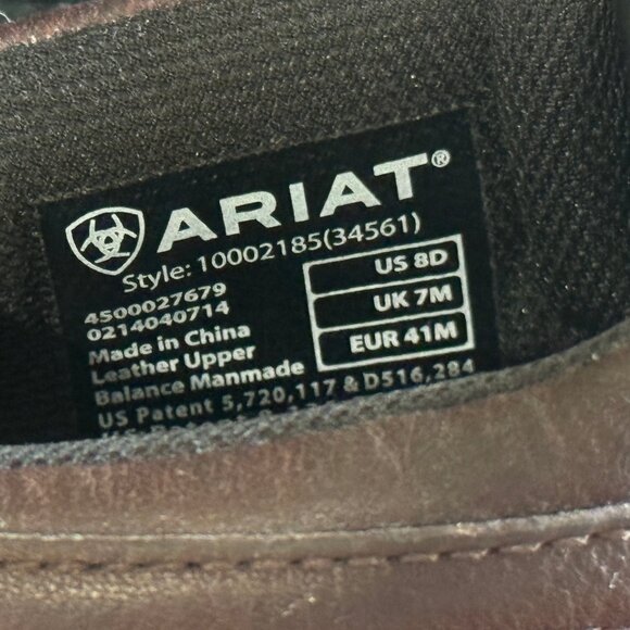 Ariat Mens Size 8D Terrain Brown Leather Hiking Boots 10002182 Waterproof main image 5